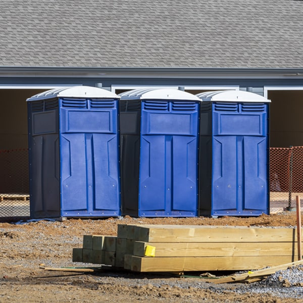 what is the cost difference between standard and deluxe porta potty rentals in Menomonie